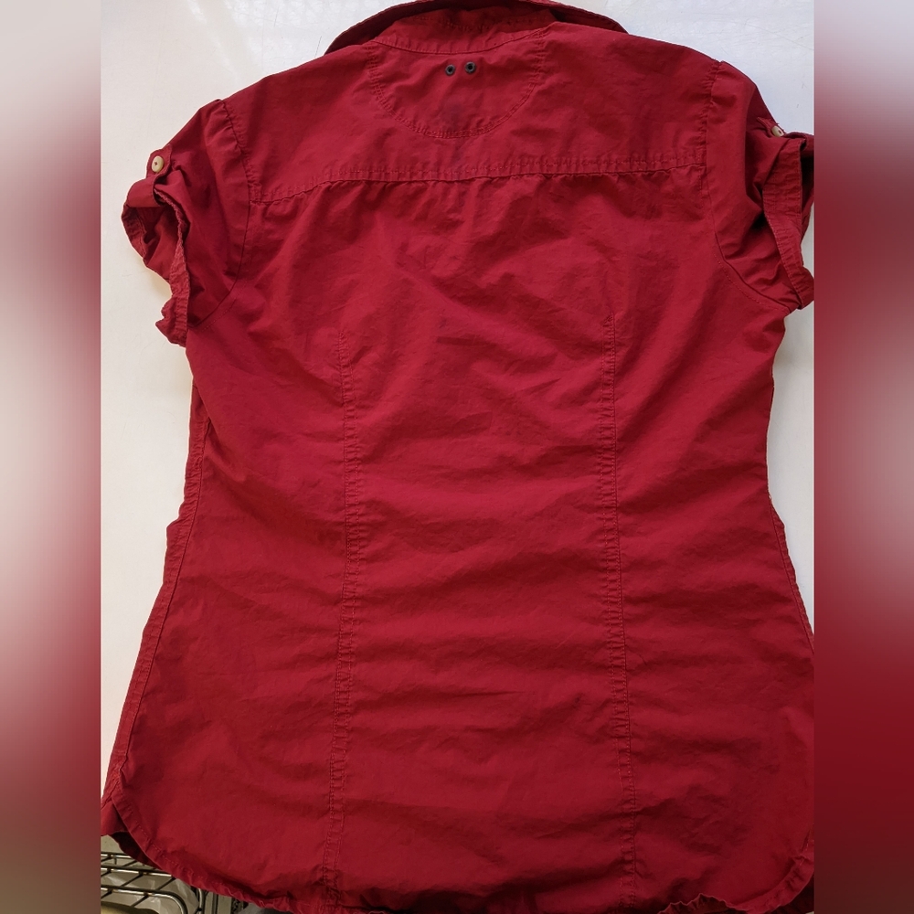 Red Converse Button Down Top - image 2